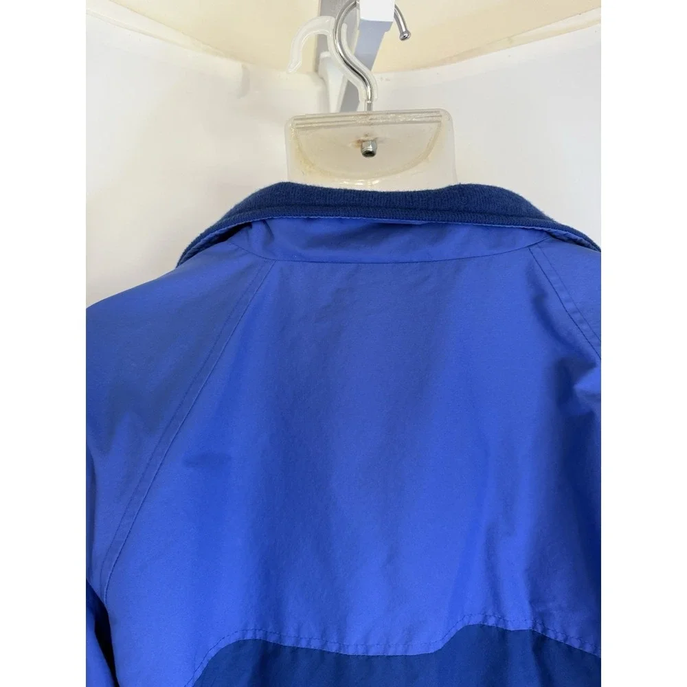 Eastern Mountain Sports EMS Jacket Mens Large Blue Full Zip Mock‎ Neck Pockets